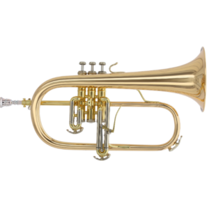 b&s 3145g‑l challenger flügelhorn – goldmessing, bb