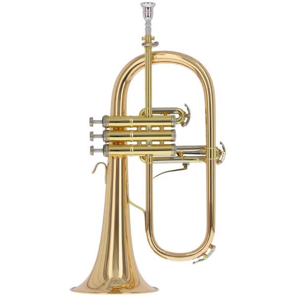 b&s 3145g‑l challenger flügelhorn – goldmessing, bb