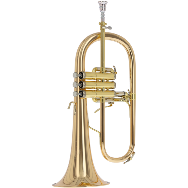 b&s 3145g‑l challenger flügelhorn – goldmessing, bb