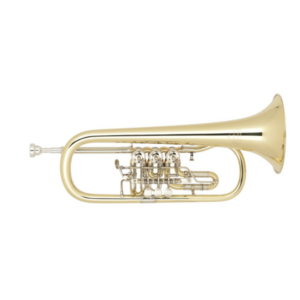 miraphone 0324r 700 flügelhorn – klarlack, 3 ventile & trigger