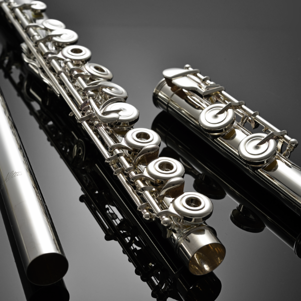 querflöte azumi azs3re vollsilber c fuß ringklappen