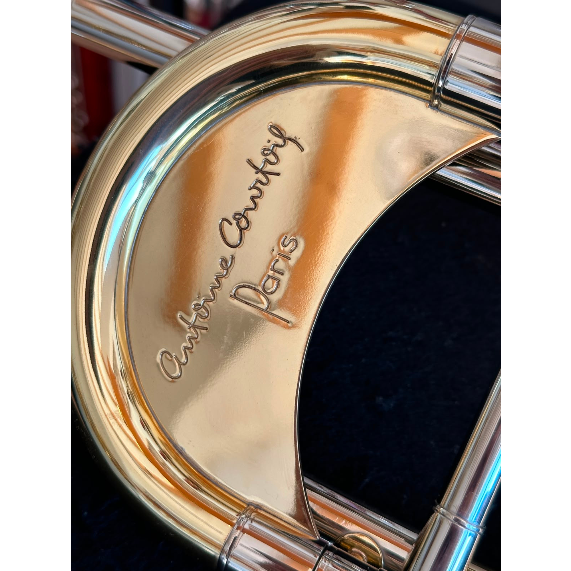 Tenorposaune Antoine Courtois B/F Evolution 700DBHW l - Sondermodell Doppelschall – Bild 2