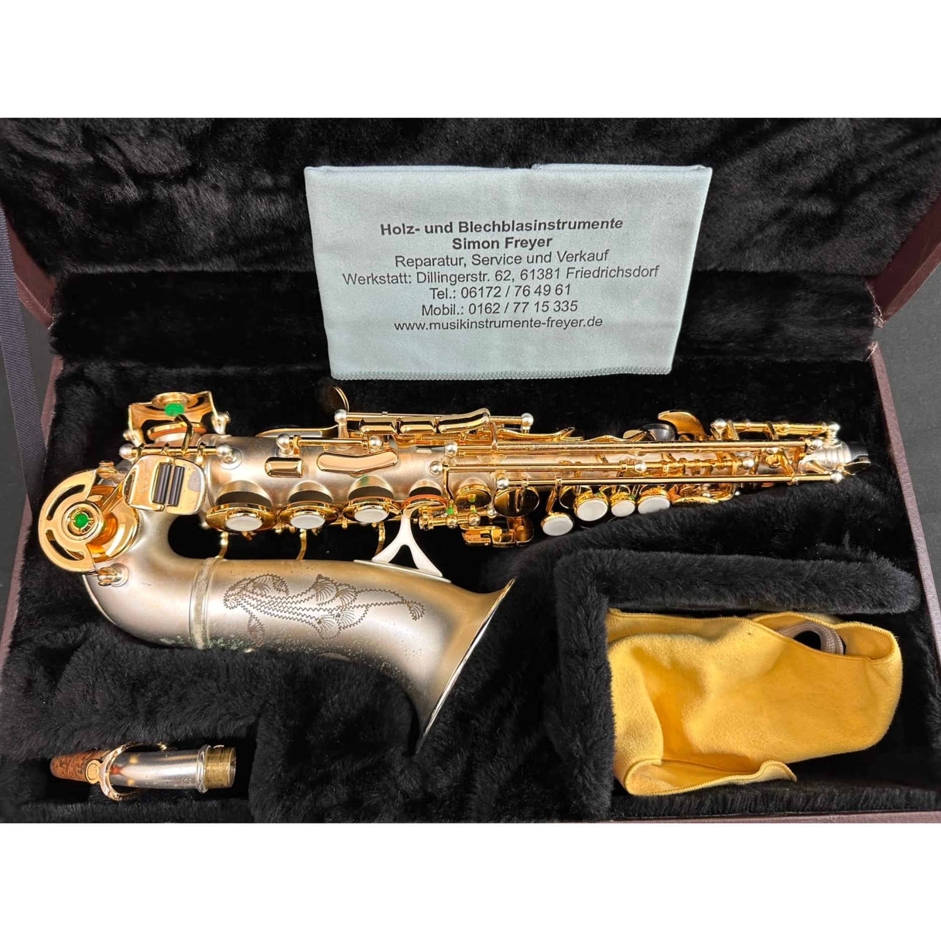 Expression Pro 2000 Sopransaxophon gebogen – Gebraucht, technisch geprüft
