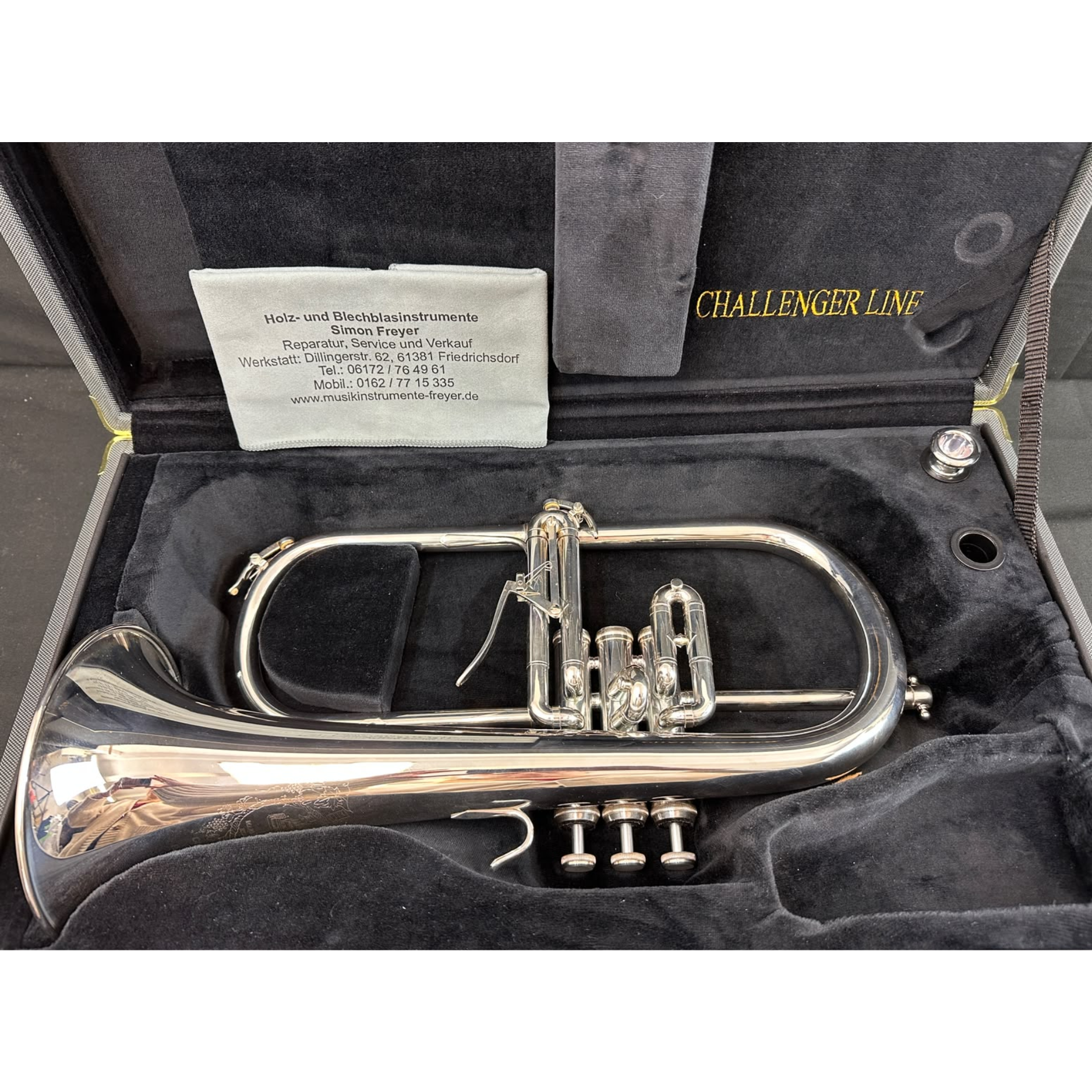 Flügelhorn B&S Challenger 3146/2 Brochon - Versilbert - Ausstellungsinstrument